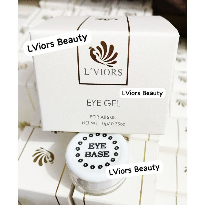LViors 1Paket Combo Eyebase + Eyegel Solusi untuk mengurangi mata panda serta mencegah kerutan area 