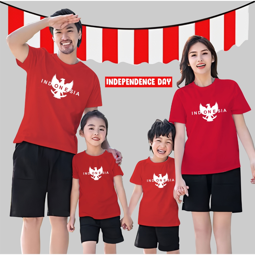 Kaos Couple 17 Agustus HUT RI / Baju Independence Day