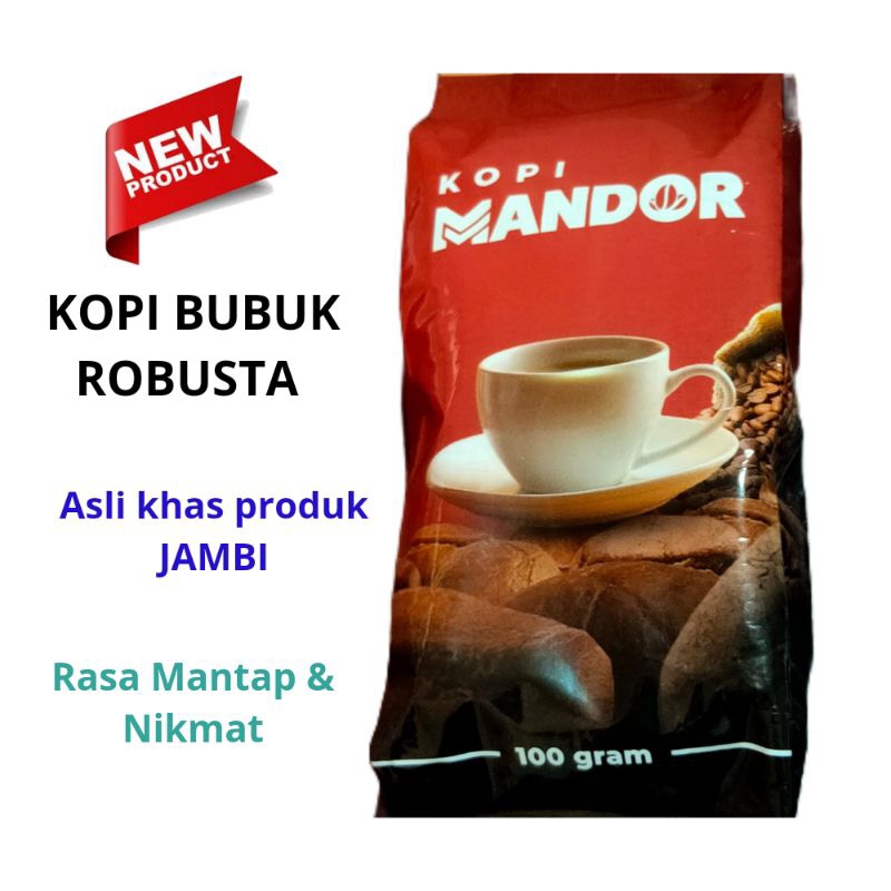 

Coffee Robusta Coffe Black Kopi Bubuk Cap Mandor