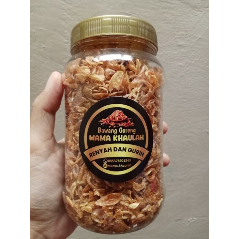 

Bawang Goreng premium asli tanpa campuran tepung