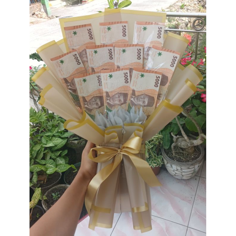 Bouquet Uang / Buket Uang Murah / Bouquet Bunga Hias / Buket Bunga Hias / Bouquet Perpisahan / Buket