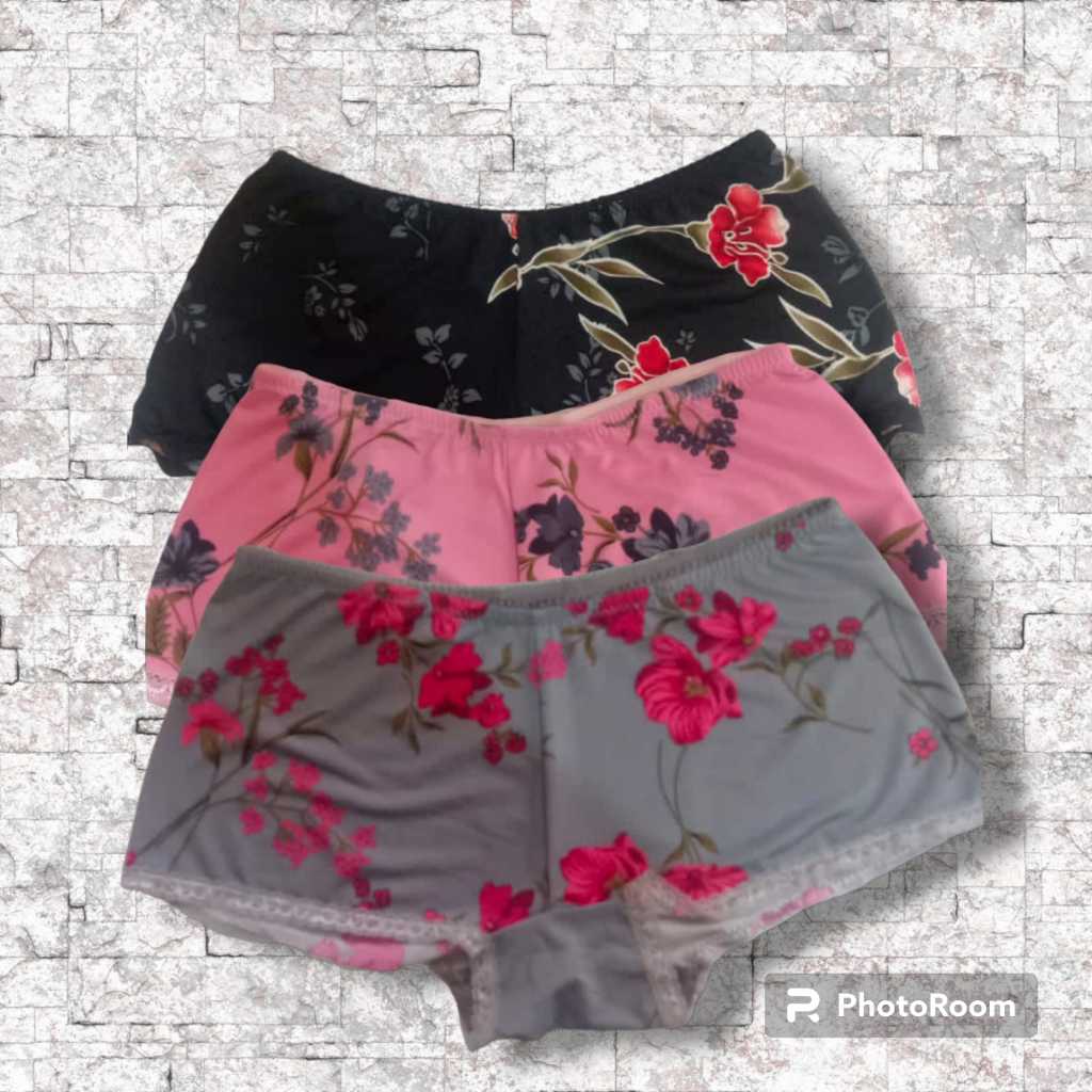 6PCS Celana Dalam Wanita Dewasa/ Celana Dalam Renda/ Cd Boxer/Hot Pants Dewasa