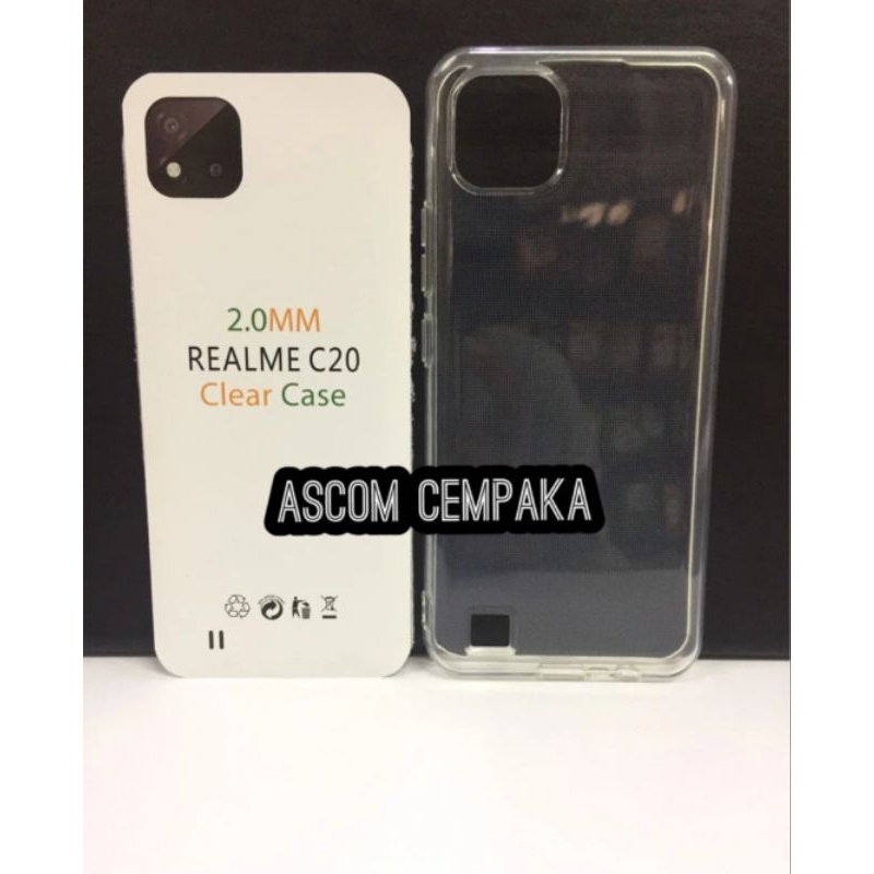 Jelly case silikone bening Realme C20