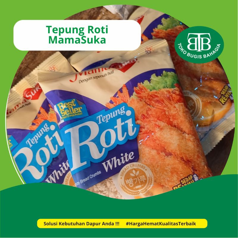 

Tepung Roti Putih Mama Suka 100gr, Pasar Online Murah Makassar