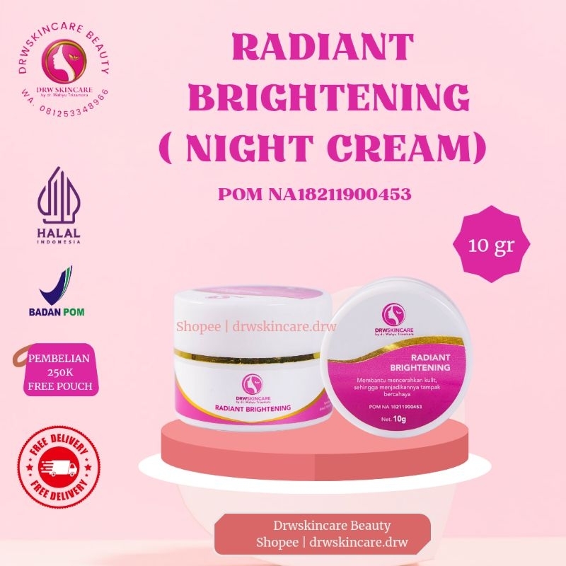 DRW Skincare Radiant Brightening flek hitam bpom