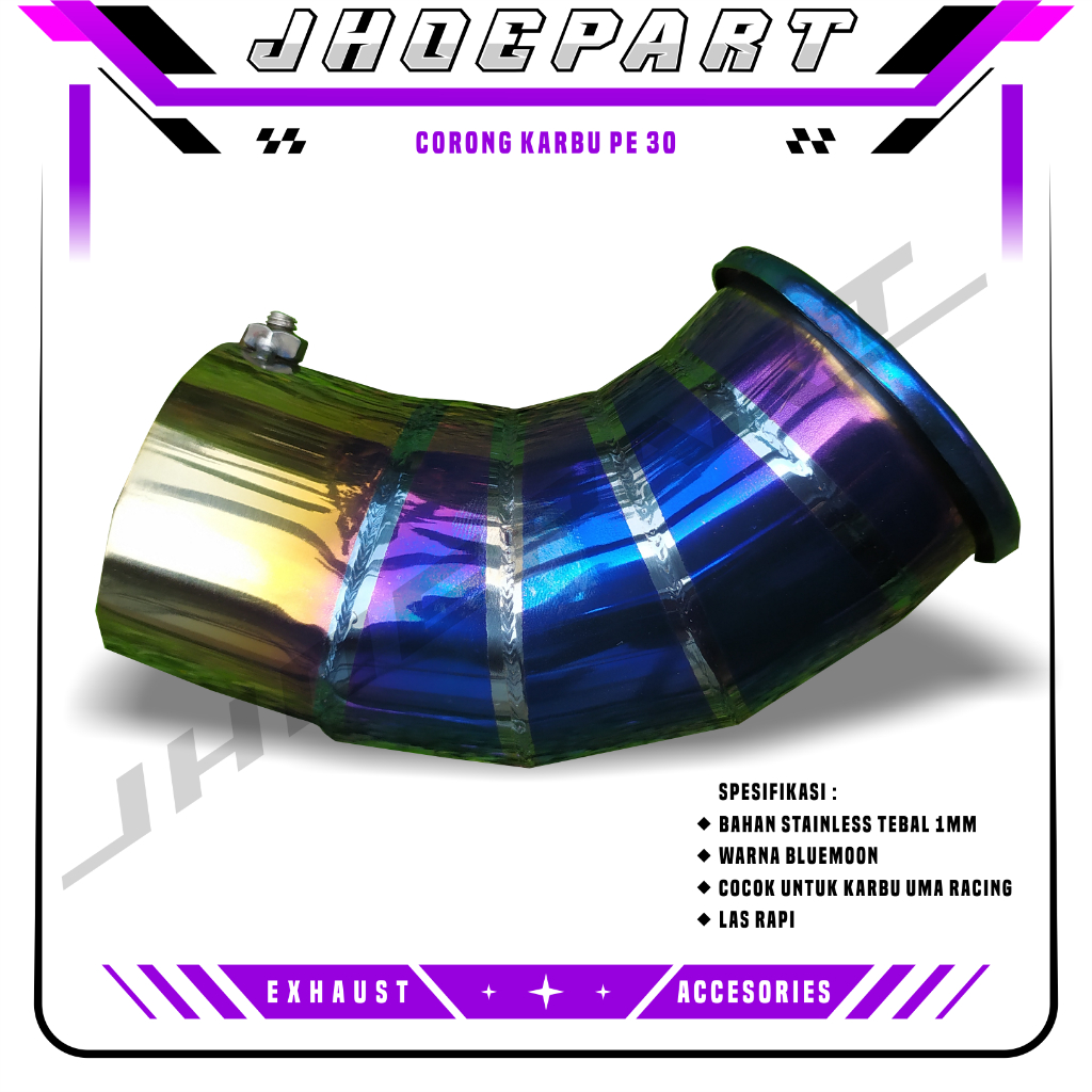 Velocity Stack Filter karburator bluemon PE 30 32 34