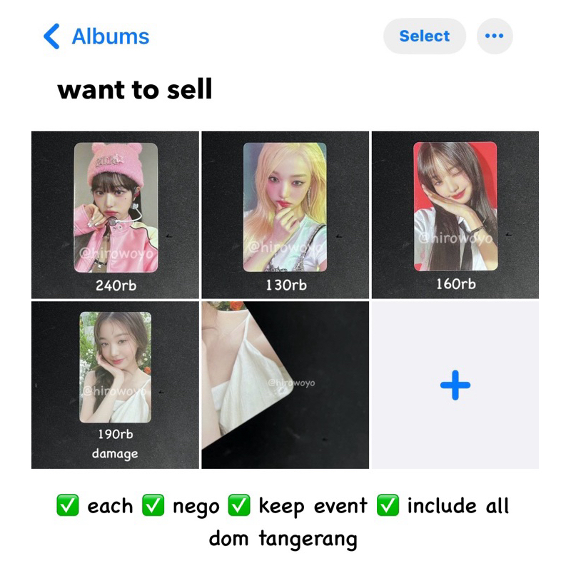 pc wonyoung i've mine hapa kristin