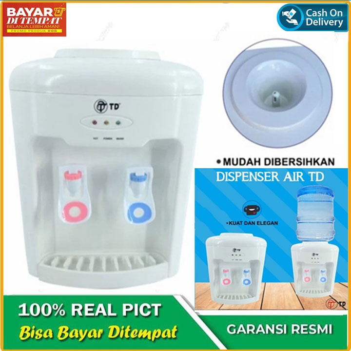 DISPENSER AIR MINUM GALON LISTRIK TD HOT DAN NORMAL DISPENSER MINUM PANAS
