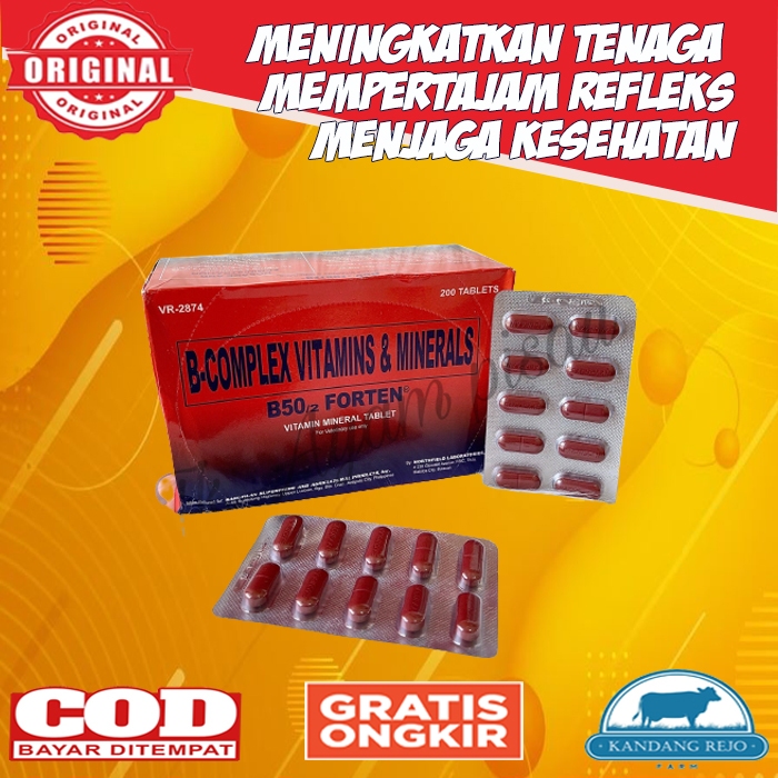 B50 Forten Original Vitamin Mineral Ayam