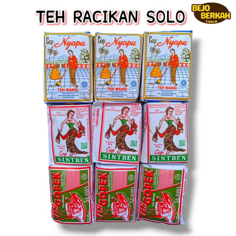 

TEH RACIKAN SOLO GOPEK,NYAPU,SINTREN 9PCS
