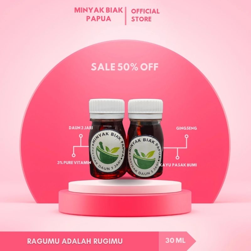 Ekstrak Daun 3 Jari Khas Biak Papua
