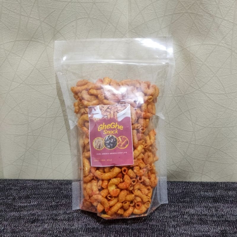 

MAKARONI BANTAT BALADO PEDAS MANIS 200 GR | SNACK CAMILAN KERIPIK ECERAN