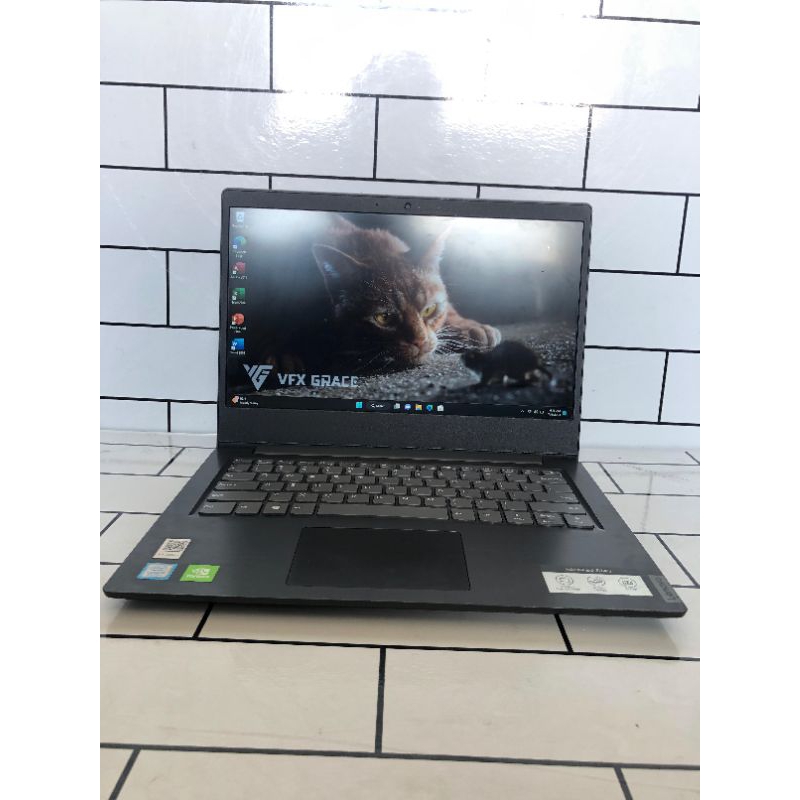 Laptop second dual VGA untuk editing dan gaming ringan i5 gen 8 & Nvidia Lenovo Ideapad S145