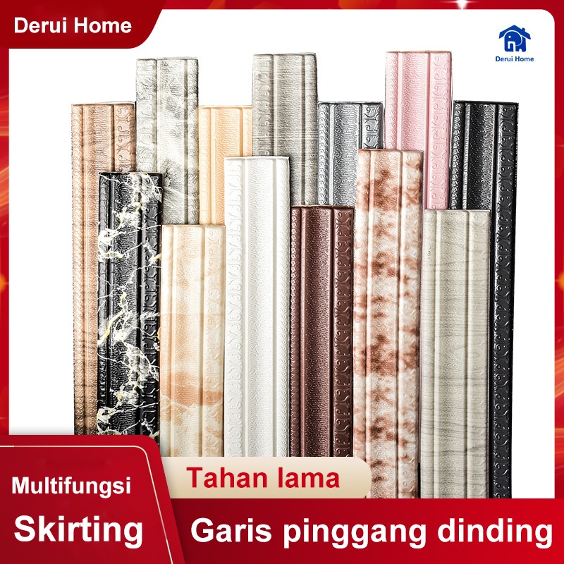 Wallpaper List Foam Stiker Dinding 230cm*5cm Wall Border List TEBAL 5mm / List dinding 3D 2.3 Meter