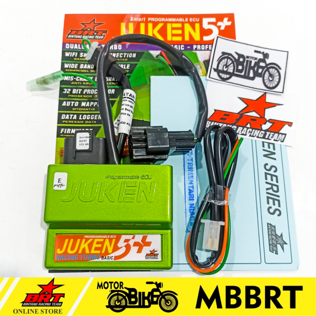 ECU BRT JUKEN 5 + YAMAHA VIXION OLD LAMA RACING TURBO DUALBAND