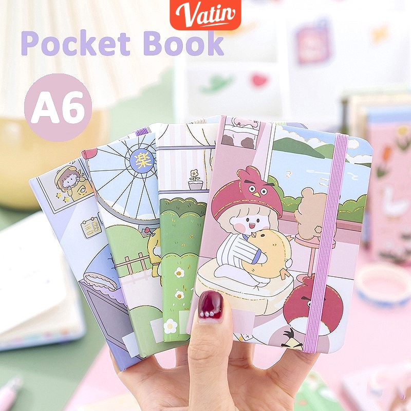 

Buku/Notebook saku kartun A6-96 halaman/Notebook cute/ Buku tulis karakter lucu/ Buku catatan jurnal diary-Vatin_Shop