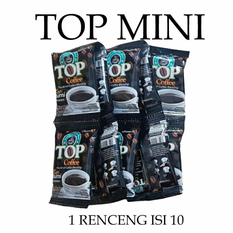 

Kopi top mini renceng 10x9 gram