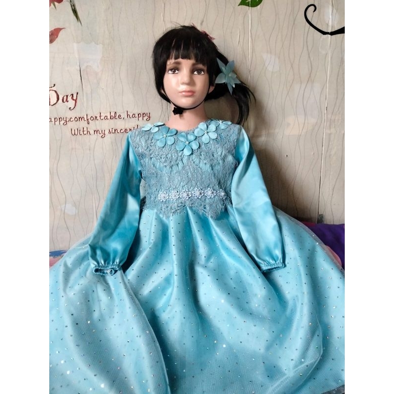 gaun panjang anak /gamis anak #gaun_pesta