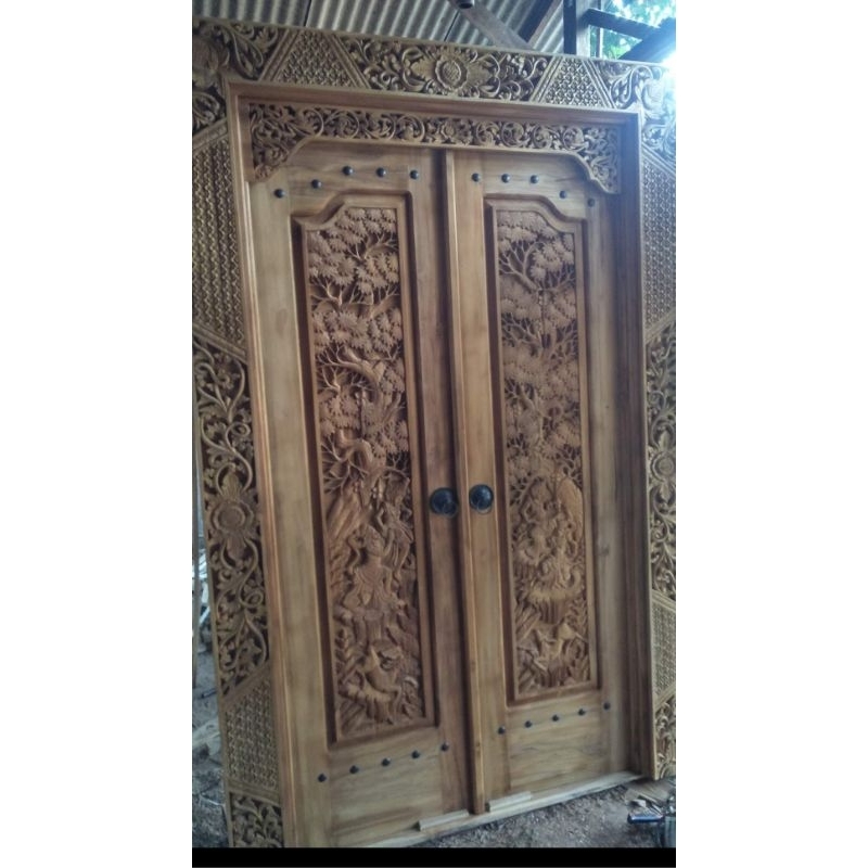 pintu ukir minimalis