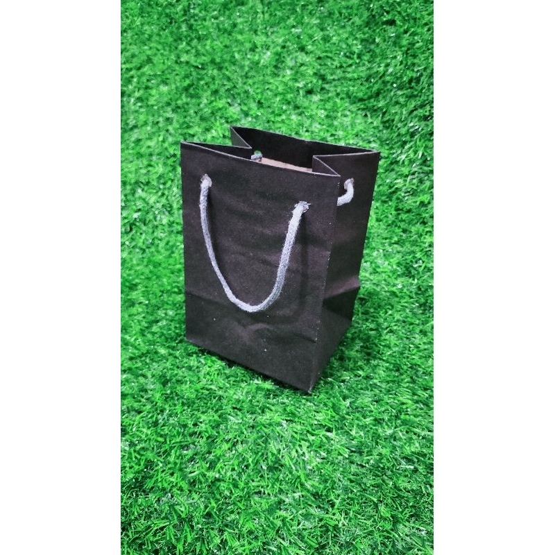 

Grosir [12pc] Paper Bag Kecil 10x8x15 Tas Karton Kemasan