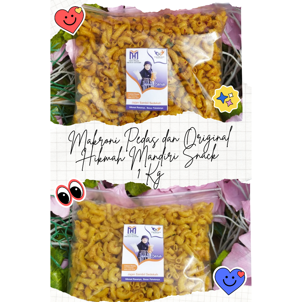 

MAKARONI BANTET - MAKARONI BANTAT- 1 KG / RASA DAUN JERUK / MAKRONI / MACARONI / KILOAN