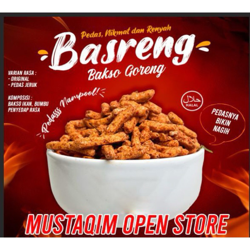 

Basreng pedas cikruh