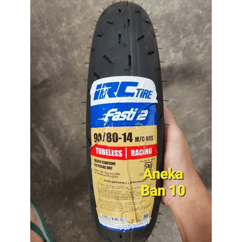 Ban IRC 90/80-14 Fasti 2 Tubeless Soft Compound