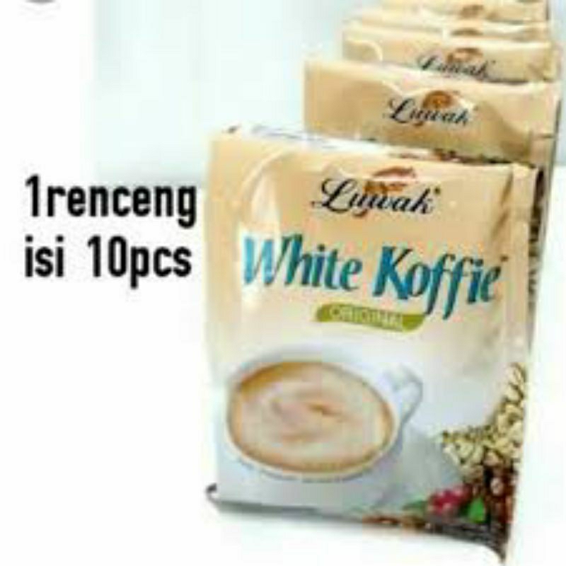 

Kopi Luwak White Coffee 1 renceng isi 10pcs
