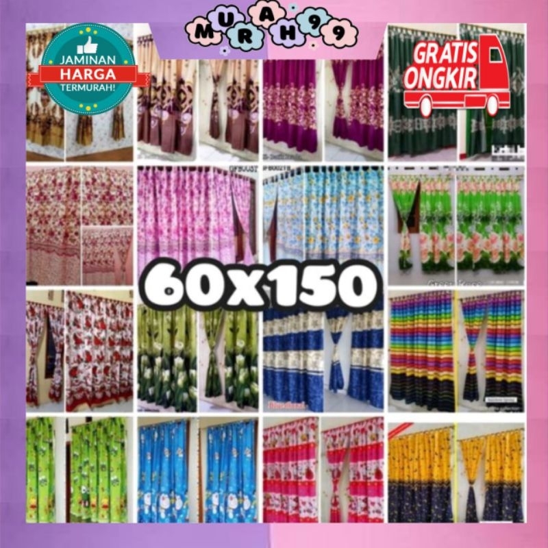 Gorden Karakter Jendela / Tirai  Gorden Jendela Karakter Murah
