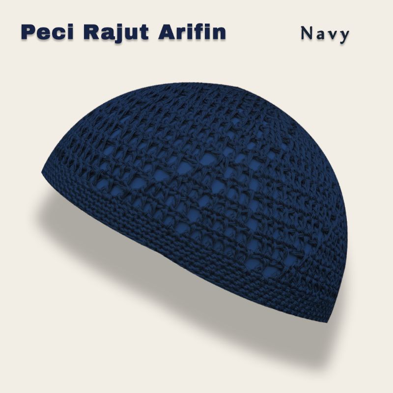 Foresta Peci Rajut Arifin  / Peci Rajut Premium / Peci Rajut Original / Peci Rajut Tebal Aneka Warna