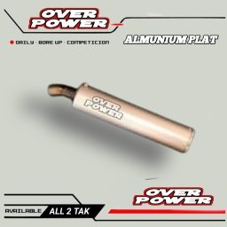 SILINCER SLINCER KNALPOT 2 TAK NINJA RX KING ALMUNIUM GARING ORIGINAL OVER POWER BUKAN ABRT KDX