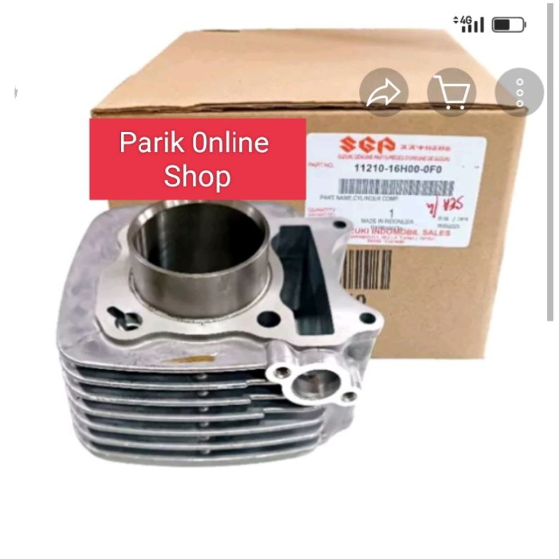 Blok Seher Blok Piston Standar Suzuki Shogun 125 FL NR RR ROBOT Shogun Axelo
