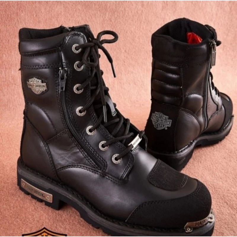 Sepatu Boots Harley Davidson Original Bergaransi Resmi