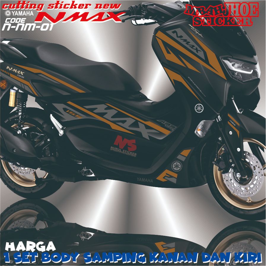 CUTTING STICKER NMAX 155 NEW 2022 STRIPING NMAX BARU