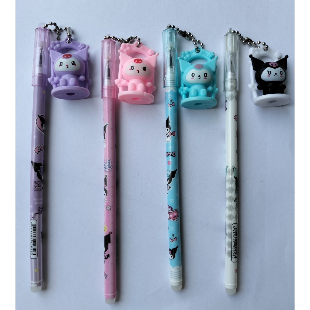 

[1 Pcs] Bolpen Pulpen Gel Pen Pena Gantung Karakter Sanrio KUROMI