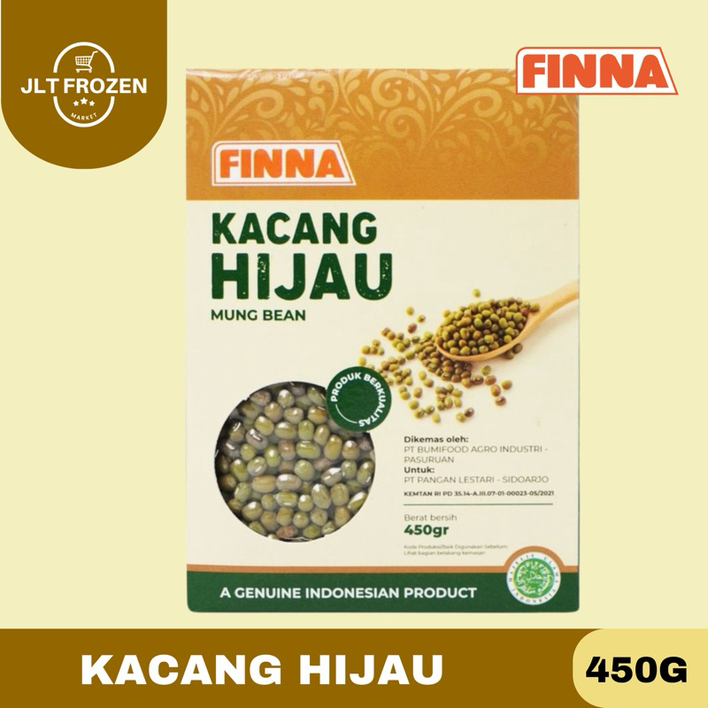 

Finna Kacang Hijau Premium / Mung Bean / Kacang Ijo Bersih - 500g