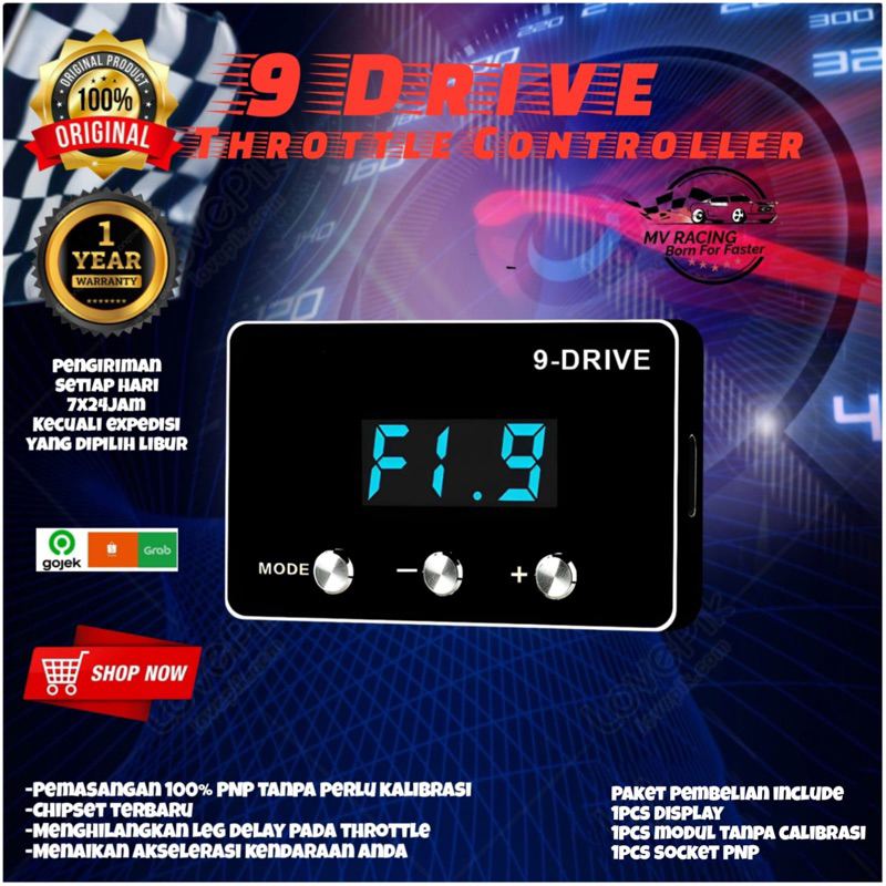 9 Drive Throttle Controller Nissan 9Drive Piggyback Remap Ecu