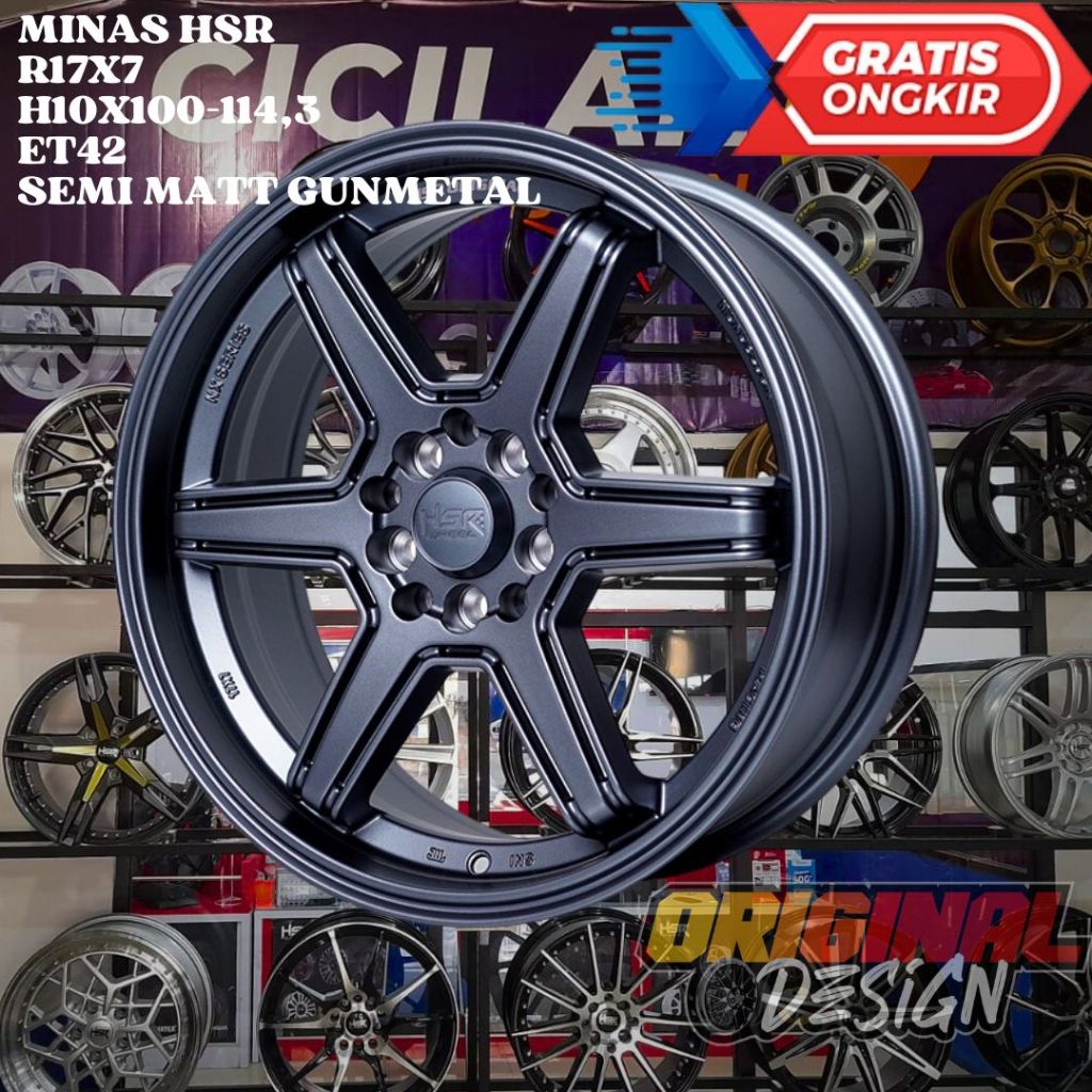 Velg Mobil XPANDER , TERIOS , CORTEZ , LUXIO , HSR MINAS RING 17 R17