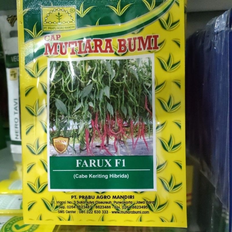 

Cabe Farux F1 10gr Cabe Hibrida Tahan Virus Buah Lebat Tahan Simpan