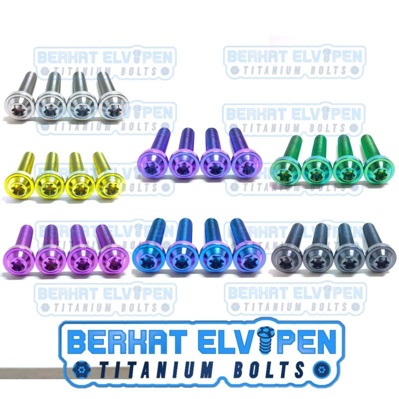 Baut Titanium Segitiga Shockbreaker Depan Nmax Aerox Lexi Grade 5