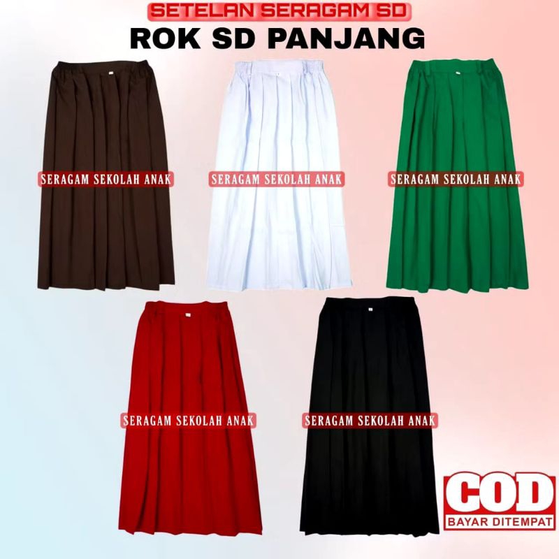 ROK/ONDER ANAK SEKOLAH//ROK SEKOLAH CEWE//ROK WRNA HITAM//ROK WARNA PUTIH//ROK WARNA COKLAT//ROK WAR
