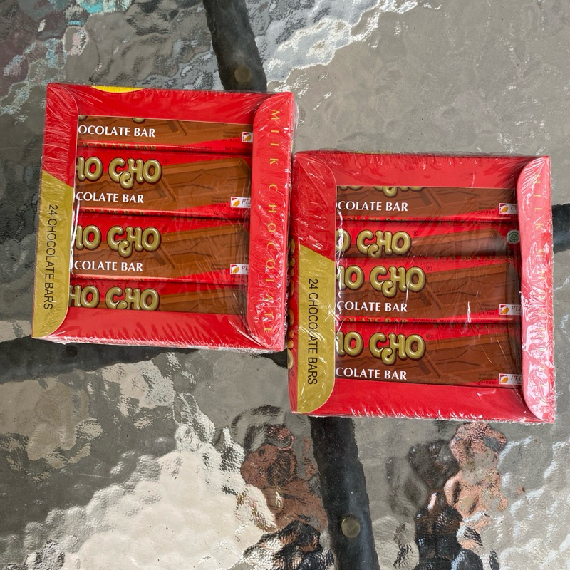 

Chocho Cocolate Bar 1 pack isi 24 pcs kemasan 10 gram