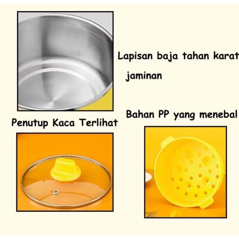 HOT SALE RICE COOKER MINI PANCI BEBEK ELEKTRIK KUKUSAN PENANAK NASI OTOMATIS 1 LITER BISA BUAT MASAK