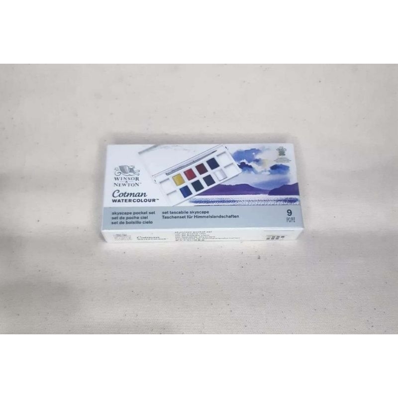 

Winsor & newton cotman pocket plus half pans 8 colors - skyscape set