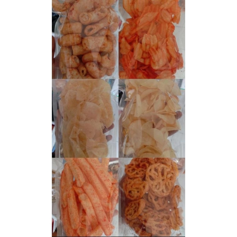 

ANEKA PAKET SNACK/camilan komplit mix dapet 11 bungkus