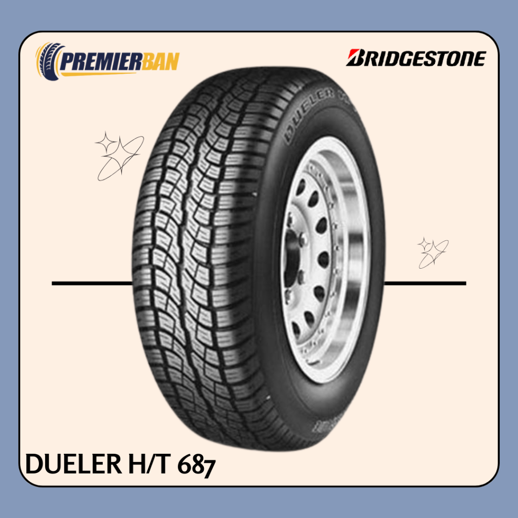 BAN MOBIL BRIDGESTONE DUELER H/T 687 Ring 17 215/60 RING 17 // Ban Mobil Tubeless