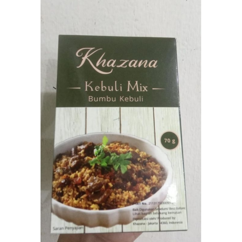 

Bumbu Kebuli Khazana 70gram