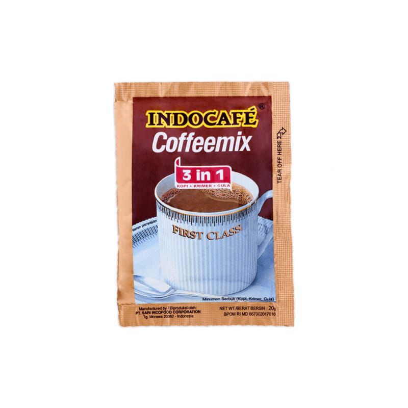 

KOPI INDOCAFE | COFFEMIX 3 IN 1 | 1 RENCENG ISI 10 SACHET