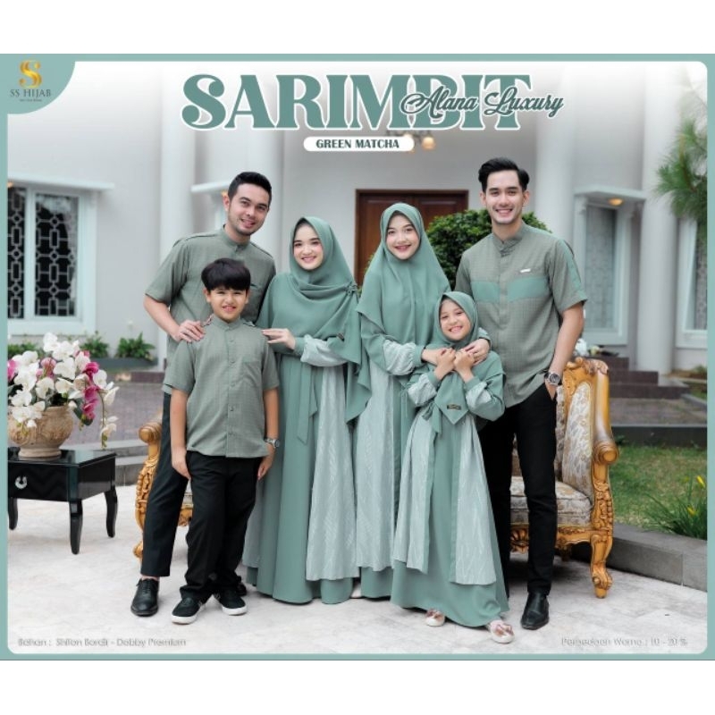 Sarimbit Alana Luxury Koko Dad Simple Pendek Original by Ss Hijab