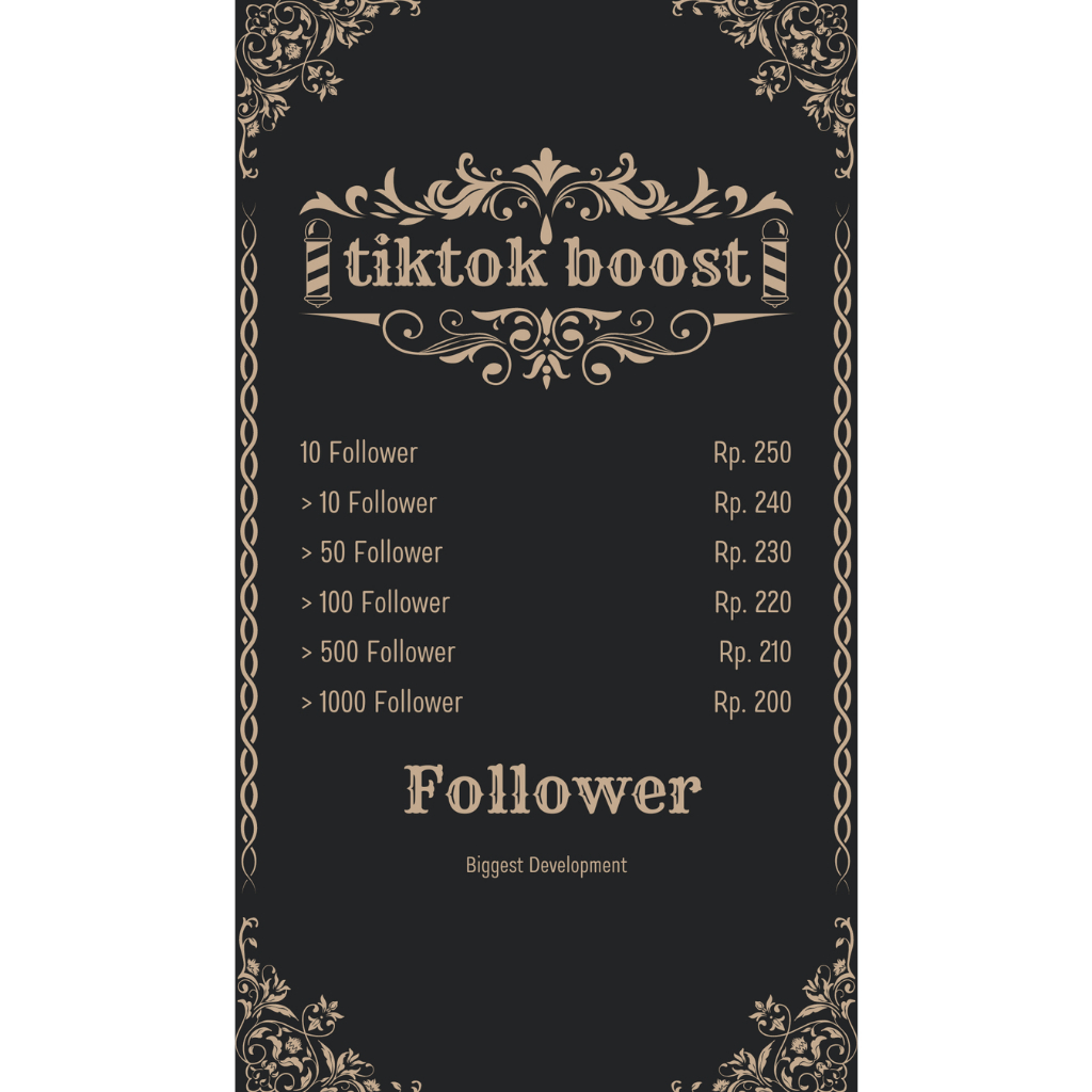 Tiktok Booster (Khusus Penambahan Follower)